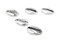 The Bead Chest Silver Cowrie Shells (Set of 5): Metal Beads for DIY Crafts & Jewelry-Making Inspired by African Sea Shells